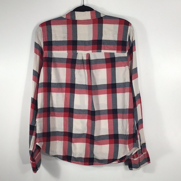 Abercrombie & Fitch | Women’s Striped Flannel Shirt~L - Picture 6 of 7